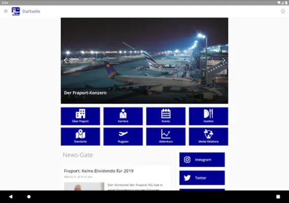 myFraport android App screenshot 2