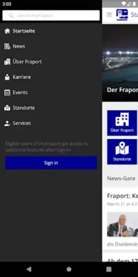 myFraport android App screenshot 4